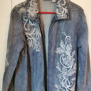 Size 16 Chico's denim jacket